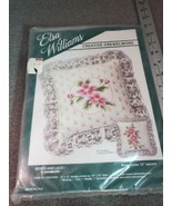 Elsa Williams &quot;Roses and Lace Flowers Crewel Pillow Kit - Unopened NIP - £10.86 GBP