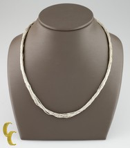 10 Strang Flüssiges Silber Sterlingsilber Halskette Ca. 20&quot; Lang - $159.98