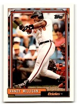 1992 Topps #17 Randy Milligan    Baltimore Orioles Baseball Cards EX/NM ID:55798 - $1.67