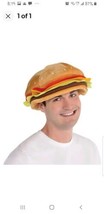 Cheeseburger Hat Costume Accessory Teen Halloween - £4.79 GBP