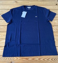 Lacoste NWT $49.50 Men’s Crew Neck T Shirt Size 2XL Navy Sf11 - £26.39 GBP