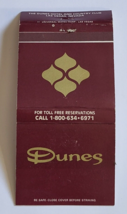 DUNES CASINO HOTEL AND COUNTRY CLUB LAS VEGAS USA MATCHBOOK COVER VINTAG... - $18.99