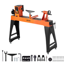 VEVOR Woodworking Lathe, 2 HP, with 0 to 3200 RPM Variable Speed, Tool Rest - $1,676.99