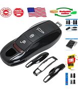 Elegant 3-Piece Porsche MK1 Key Fob Cover Set - Lightweight ABS Replacement - $719.88 MXN