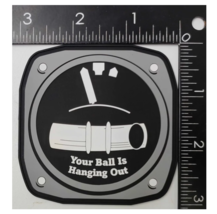 MILITARY YOUR BALL IS HANGING OUT HOOK &amp; LOOP PVC PATCH - $39.99