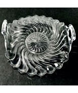 Fostoria Colony Vintage 1950’s Spiral &amp; Swirls Elegant Glass Handled Muf... - £17.54 GBP
