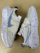 Nike Crater Impact Women’s Size 6.5 White Blue Athletic Sneakers CW2386-... - $39.59