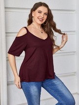 Plus Size Maroon Top - £23.75 GBP