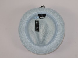 Men's Bently Semi Crushable Fedora Briad Straw Hat Dante DA223 Blue White image 6