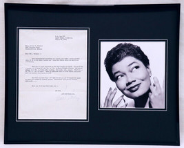 Pearl Bailey Signed Framed 16x20 Mac &amp; Cheese Recipe &amp; Photo Display - $148.49