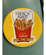 Vintage 1981 McDonalds Employee advertising pin sing the taste French Fries - €26,05 EUR