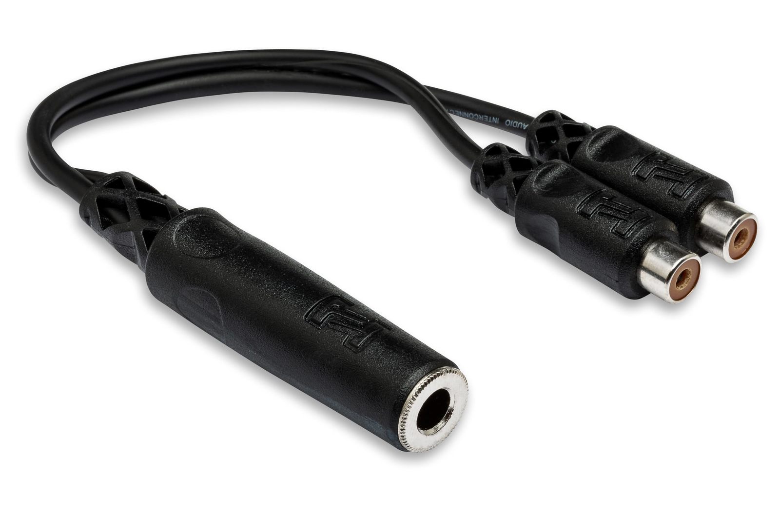 Hosa YRA-115 Y Cable, 1/4&quot; TSF to Dual RCAF - $13.96
