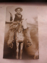 1910s? RPPC real photo POSTCARD MYERS LAKE CANTON OH Amusement Park Cowboy - £14.75 GBP