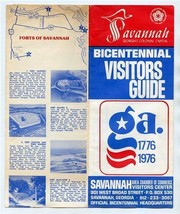 Savannah Georgia&#39;s Colonial Capital Bicentennial Visitors Guide 1776-1976  - £14.21 GBP