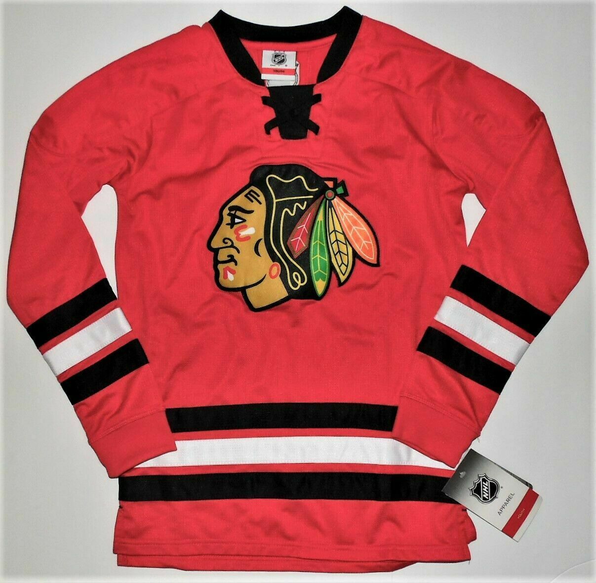 Primary image for NHL Apparel Boys Chicago Blackhawks Jersey Size Medium 10-12 NWT