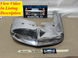 OEM 60 Cadillac LEFT DRIVER SIDE CHROME UPPER FRONT BUMPER END CORNER - $98.99