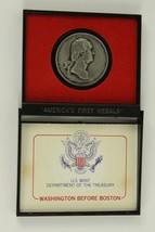 US MINT Token Coin AMERICAS FIRST MEDALS WASHINGTON BEFORE BOSTON 38MM P... - £7.76 GBP