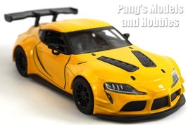 5 inch Toyota GR Supra Racing Concept 1/36 Scale Diecast Model - Yellow - $16.82