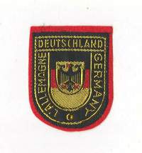 Vtg GERMANY-Deutschland-L&#39;allemagne-Travel Souvenir Vacation-Shield-Embr... - £9.58 GBP