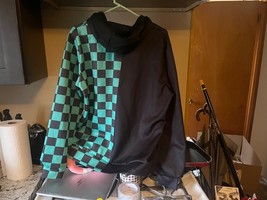 Demon SLayer XL Checkered Hoodie - $24.99