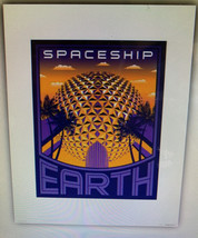 Disney Parks Spaceship Earth Attraction Poster Art Print 16 x 20 More Sizes - £37.69 GBP