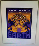 Disney Parks Spaceship Earth Attraction Poster Art Print 16 x 20 More Sizes - $65.06 CAD
