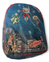 Cat Ninja EPIC Backpack Bookbag Kids Cartoon Detachable Keychain NEW Blue - £23.80 GBP