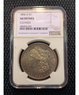 1896-O $1 Morgan Silver Dollar AU Details NGC Certified About Uncirculat... - £181.72 GBP