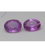 A Pair of Oval Loose s 2.12 Ct Pinkish Purple Possibly Heated VS2-SI1  - $2,127.90
