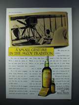 1987 Cutty Sark Scotch Ad - Small Gesture in Tradition - $18.49