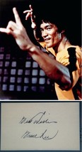 Bruce Lee Signed Page &amp; Photo - Enter The Dragon - Green Hornet - w/COA - £4,564.11 GBP