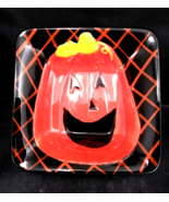 Halloween Candy Dish Dennis East Season of The Witch Pumpkin/Jack O&#39; Lan... - $12.00