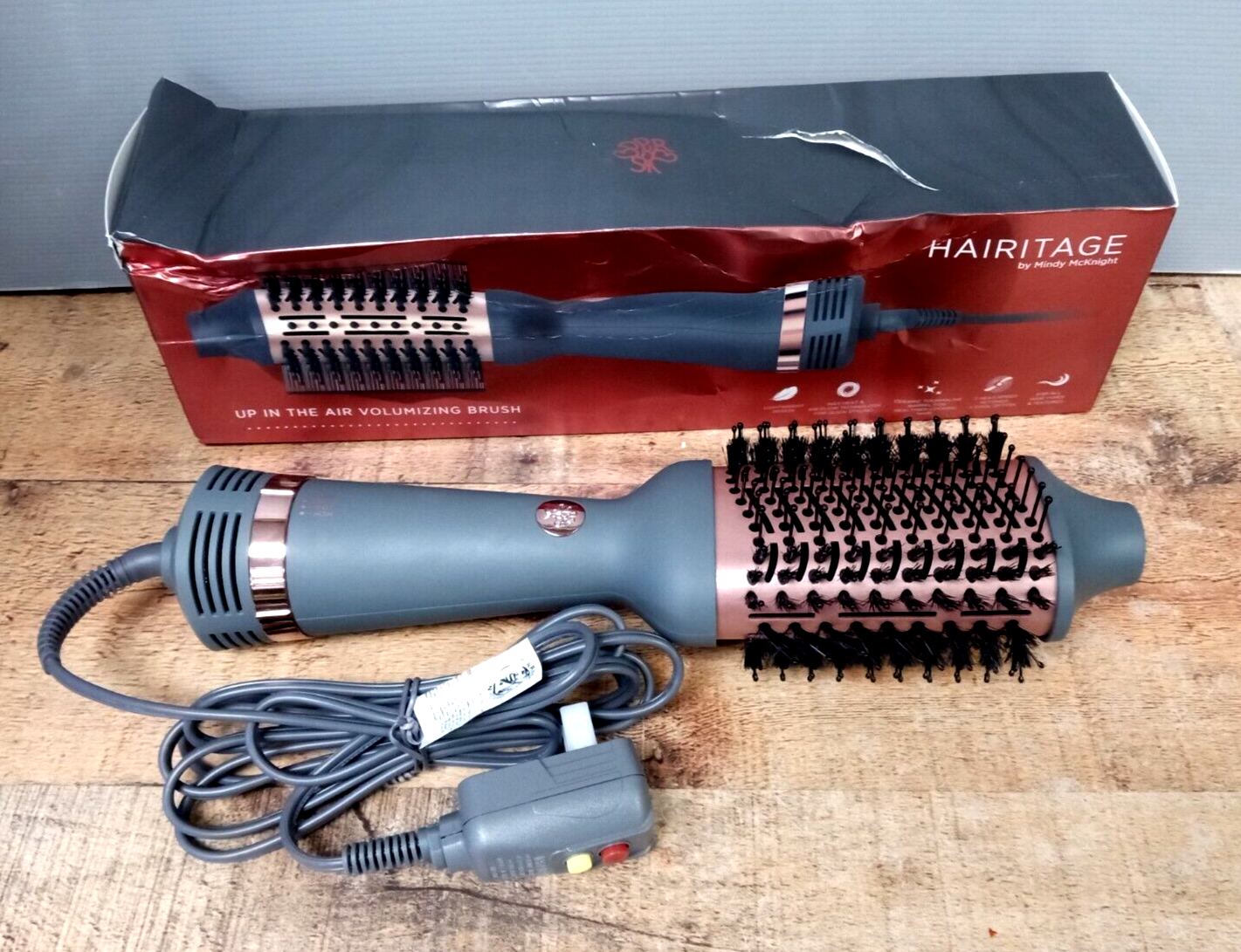 Hairitage Up In The Air Volumizing Brush Hair Dryer for Curling & Straightening - $39.99