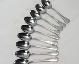 Towle Teaspoons Stainless Glossy Rounded Heavy Rounded Ridge 6 3/8&quot; Lot ... - $44.09
