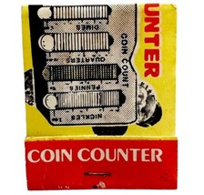 Coin Counter Advertisement Vintage Matchbook D.D. Bean And Sons Californ... - £15.13 GBP