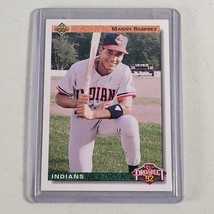 Manny Ramirez Rookie Card #63 Cleveland Indians OF Baseball Upper Deck 1991 - £7.96 GBP