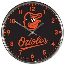 Baltimore Orioles Chrome Clock - MLB - $578.70 MXN