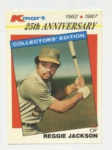 Reggie Jackson 1987 K-Mart Collector’s Edition #16 Oakland Athletics MLB Card - £1.02 GBP