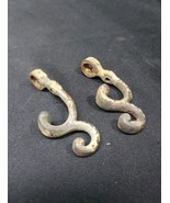Antique Brass Ornate Bracket Hook Victorian Scroll Salvage Repurpose Lot... - €10,66 EUR