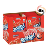 Full Box 48x Packets Kool-Aid Cherry Flavor Soft Drink Mix | Caffeine Free - £20.52 GBP