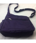 Travelon purple Anti-theft Crossbody Bag Adjustable Strap Lightweight Tr... - $39.58