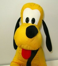 Vintage PLUTO Plush Autographed Hound Dog Walt Disney World Disneyland Leash - £13.42 GBP