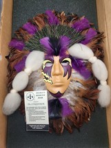 Shaman&#39;s Medicine Mask Native American &quot;The Conquerer&quot; R. W. Adamson Spi... - £50.51 GBP