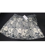 Mother The String Along Skirt Size Large Floral Grey Beige Short - $1,841.92 MXN