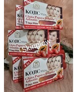 X 6  Original Kojic white Gluta PAPAYA Tomato Arbutin Soap. 7 days White... - $98.49 CAD