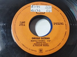 Enrique Guzman Spanish Blanket - 7&quot; Vinyl LP Only the Single No G Folder... - $7.71