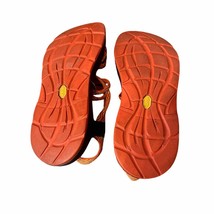 Chaco Women Sandals Vibram Sole Cloud X Strap Hiking Outdoor Orange/Black Sz. W7 - £28.02 GBP