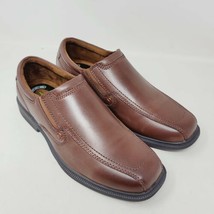 Nunn Bush Men’s Kor Loafers Size 7 m Brown Side Gore - £28.11 GBP