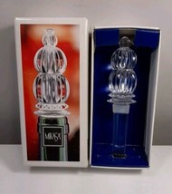 Mikasa Monterey Crystal Wine Bottle Stopper T8173/900 Austria In Box 5.25&quot; Tall - £3.90 GBP