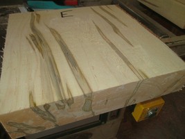 Beautiful Ambrosia Maple Platter Blank Lathe Turning Wood 8" X 8" X 2" - $27.67